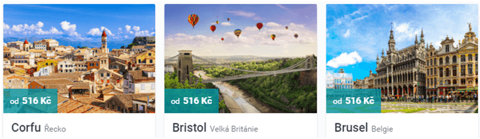 Brusel letecky za 519 Kč