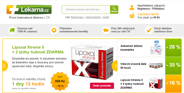 Sleva na produkty lekarna.cz