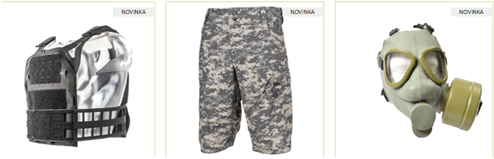 Armádní a airsoftová výstroj se slevou na militarysklad.cz
