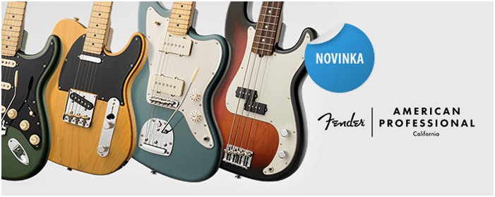 Kytary Fender se slevou na music-city.cz