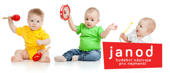 Slevové kód hudební nástroje Janod