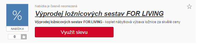 Sleva na nabytek-forliving.cz