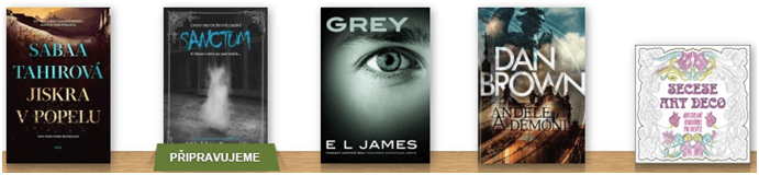 knižní bestsellery a noviny levně