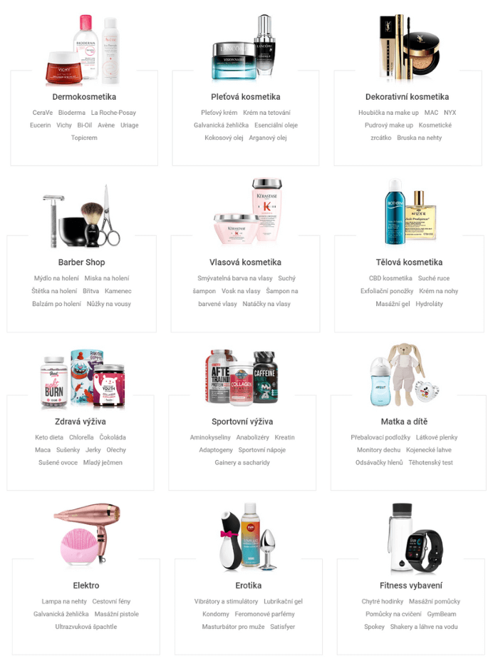 notino celý sortiment