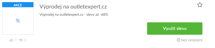 Využití slevy utletexpert.cz