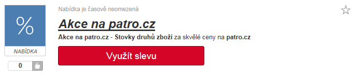 Akce na patro.cz Akce na patro.cz
