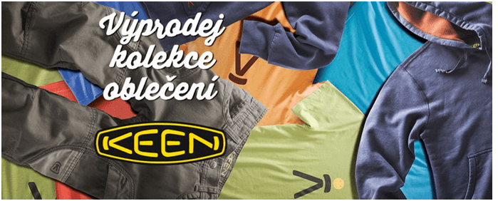 Sleva na sportovní oblečení KEEN