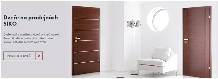 Sleva na interiérové dveře SIKO