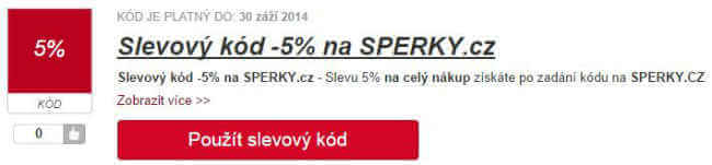 Slevový kód sperky.cz Slevový kód sperky.cz