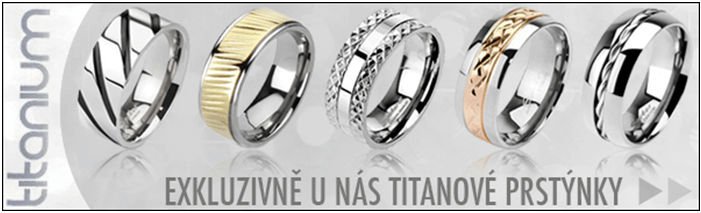 Titanové prsteny levně
