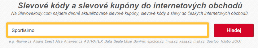 Využití slevy na sportisimo.cz