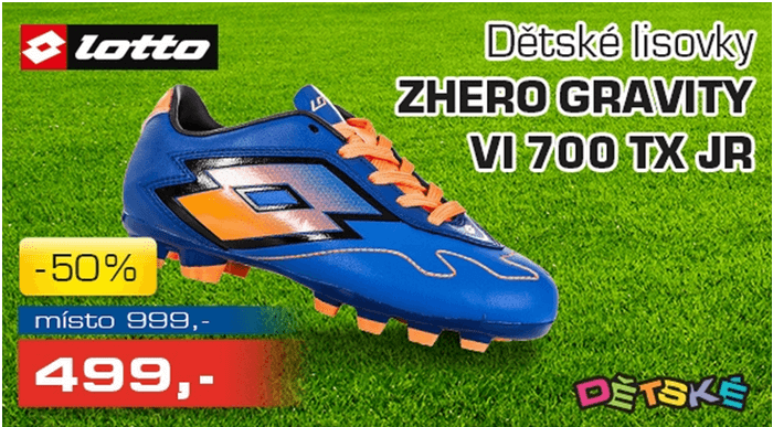 Sleva na kopačky