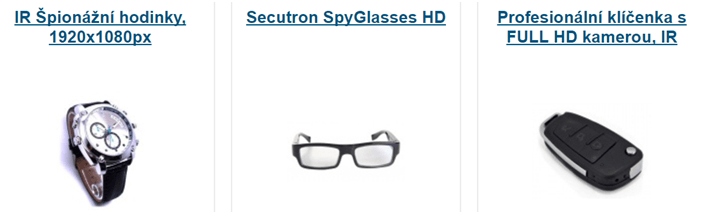 Hodinky a brýle s kamerou za nízkou cenu
