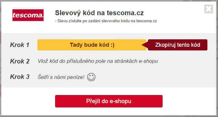 Slevový kupón tescoma.cz Slevový kupón tescoma.cz