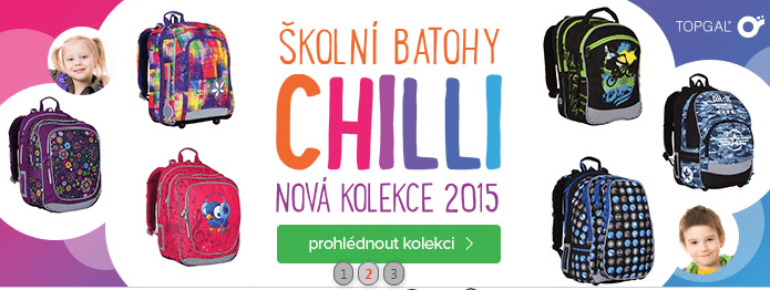 Slevy na batohy Chilli 2015