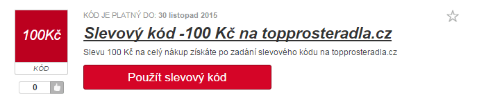 využití slevy na topprosteradla.cz