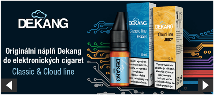 Náplně do e-cigaret levně na Vasecigareta.cz