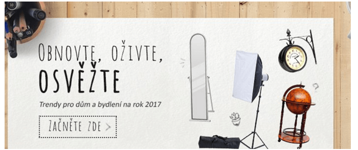 Vybavení do domácnosti se slevou