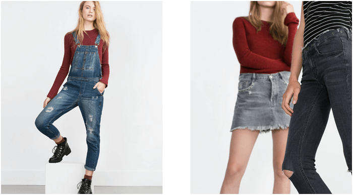 sleva na džíny zara.com