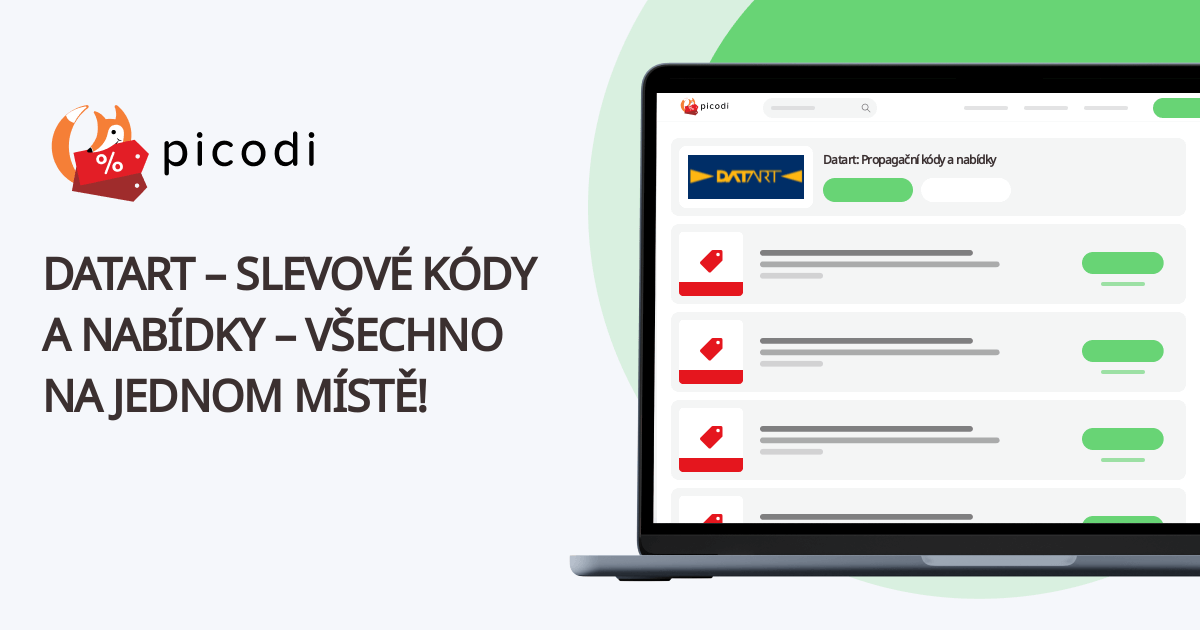 Datart slevový kód a aktuální slevy - Srpen 2026