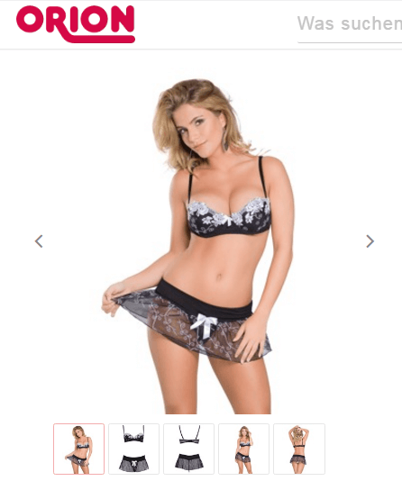 Erotische Damenunterwäsche bei ORION