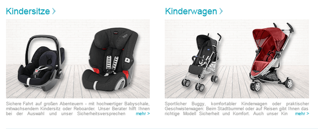 maxi cosy und Kinderwagen bei babymarkt