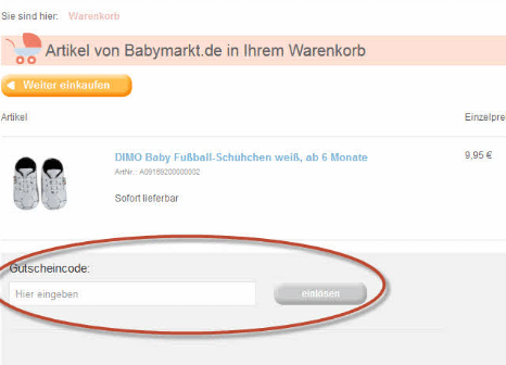 Babymarkt Gutscheincode