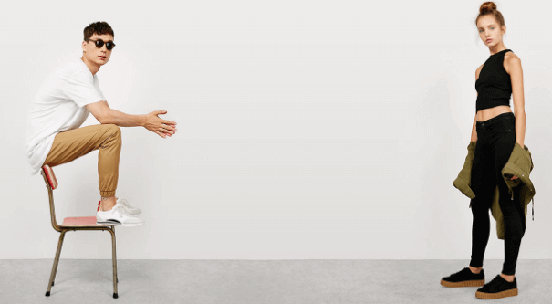 Damen und Herren Mode bei Bershka