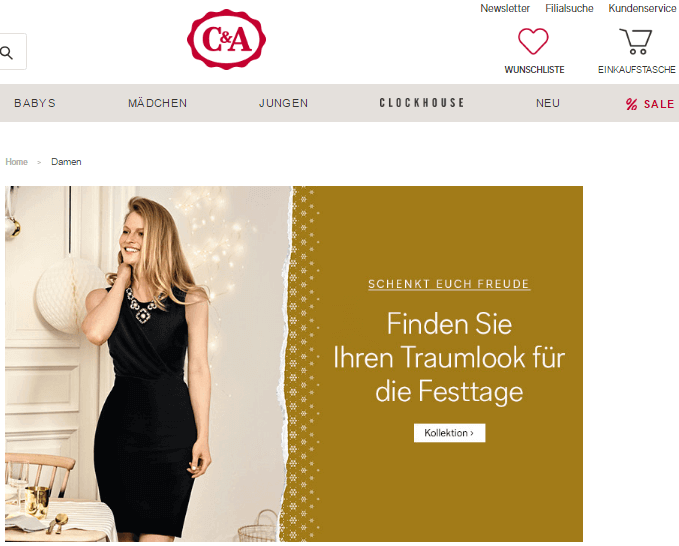 Die C&A Damenmode