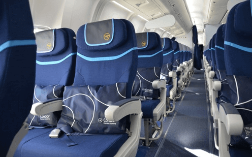 Die Flugzeug Sitzplätze