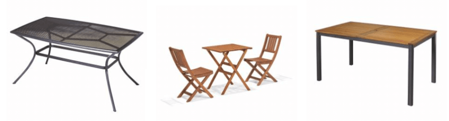 Gartenmöbel bei Deanisches Bettenlager