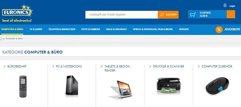 Produkte der Kategorie Computer & Bür