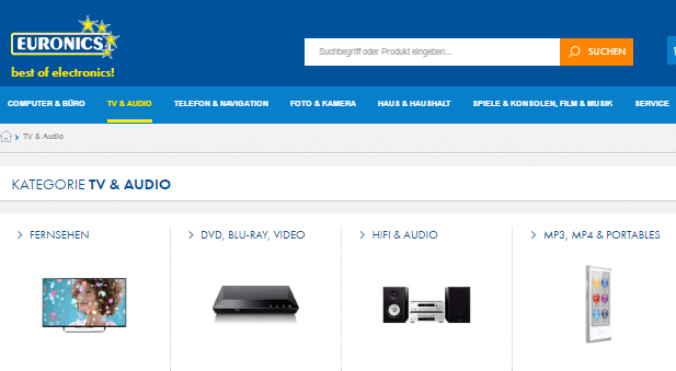 TV & Audio bei EURONICS
