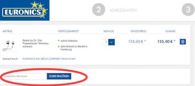 Code Einlösen EURONICS