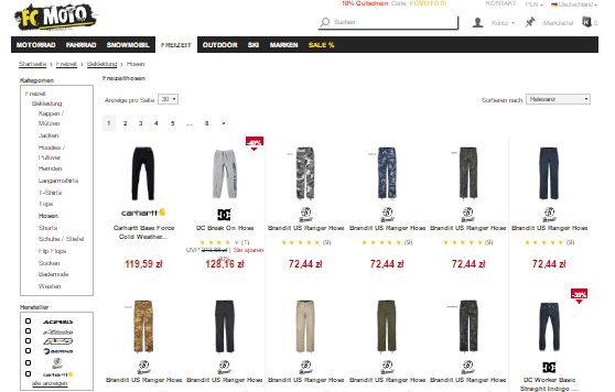 Motorrad Sortiment bei FC-Moto