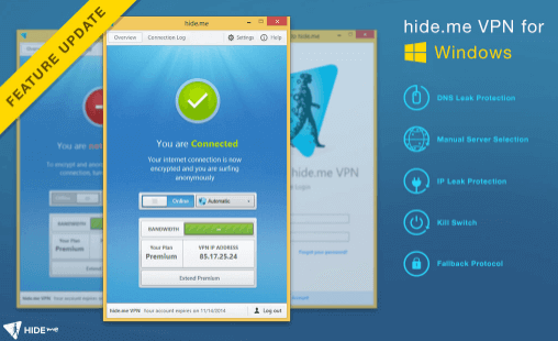HIDE me VPN for Windows