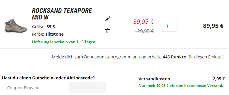 Gutschein bei Jack Wolfskin