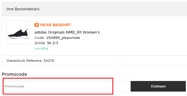 Promocode bei JD Sports