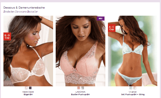 Dessous und Wäsche bei LASCANA