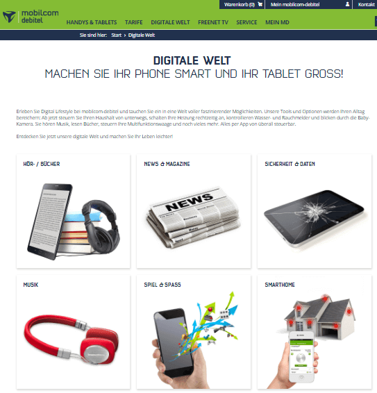 mobilcom debitel digitale Welt