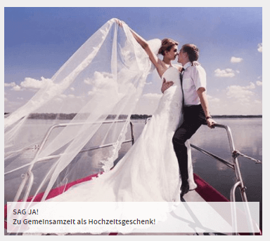 Hochzeitreise mit Mydays