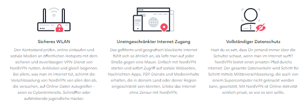 Produkte bei Nord VPN