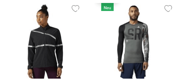 Kleidung bei Reebok