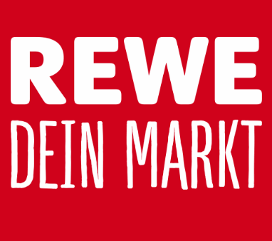 Das Logo von REWE