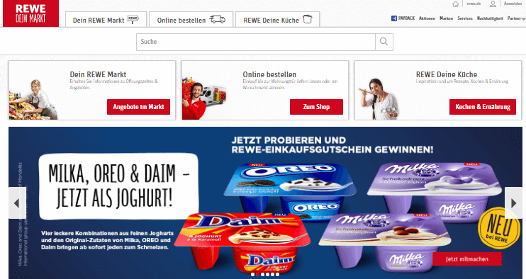 strona główna REWE