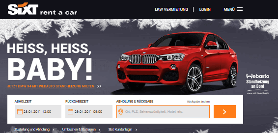 Sixt Mietwagen