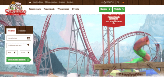 Slagharen Hauptseite