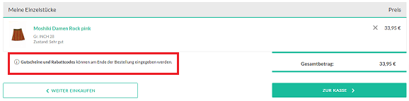 Gutscheincode bei ubup