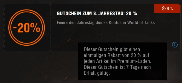 Gutschein World of Thanks