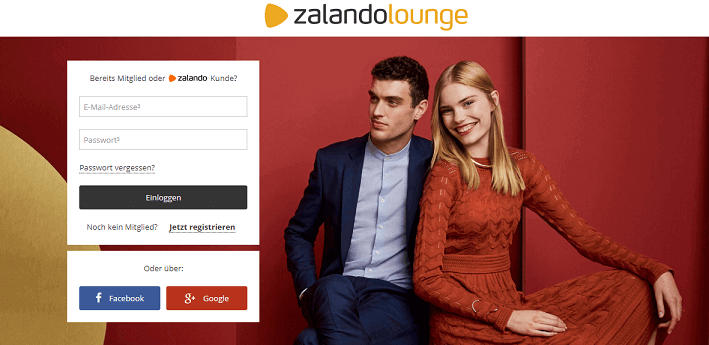 Zalando Lounge Anmeldung